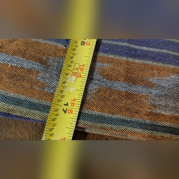 Vintage Tracy Evans Aztec Multi BlueGreen Wrap Pencil Skirt 90s - Picture 2 of 8